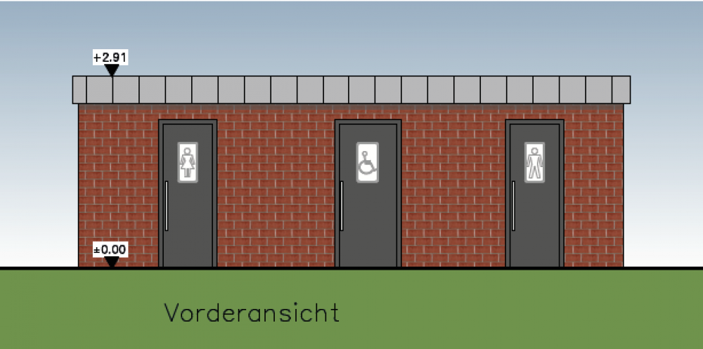 Toilettenanlage am Hillebachsee Toilettenanlage am Hillebachsee